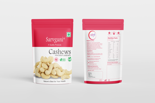 Sarvguni Cashew Nuts w320 250gm - SARVGUNI